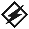 Logotipo do Winamp com link para download da aplicação mobile